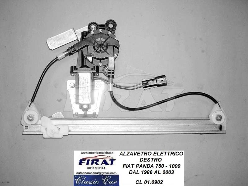 ALZAVETRO ELETTRICO FIAT PANDA 750 - 1000 86 -03 DX